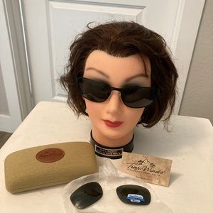 TROPIC WINDS Eyeglass Frame and Khaki Fabric Hard Eyeglass frame